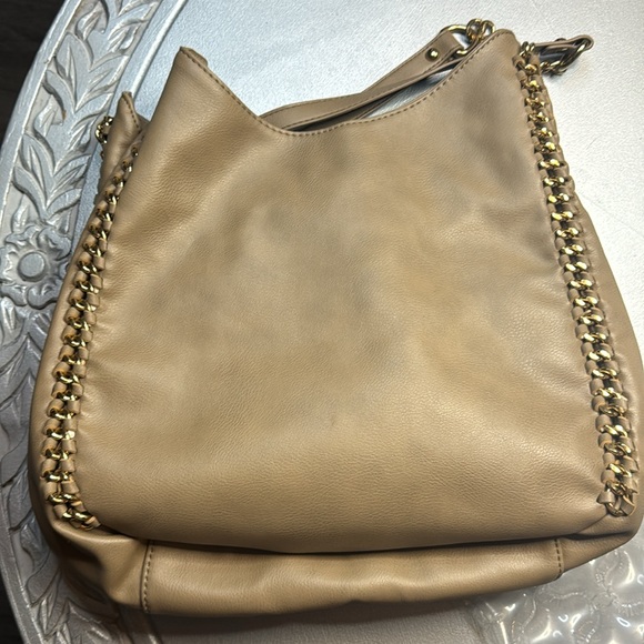 Bebe Los Angeles Gold Chain Satchel Should Bag - Picture 5 of 16